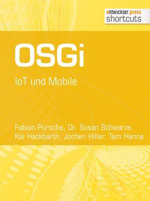 cover image of OSGi. IoT und Mobile
